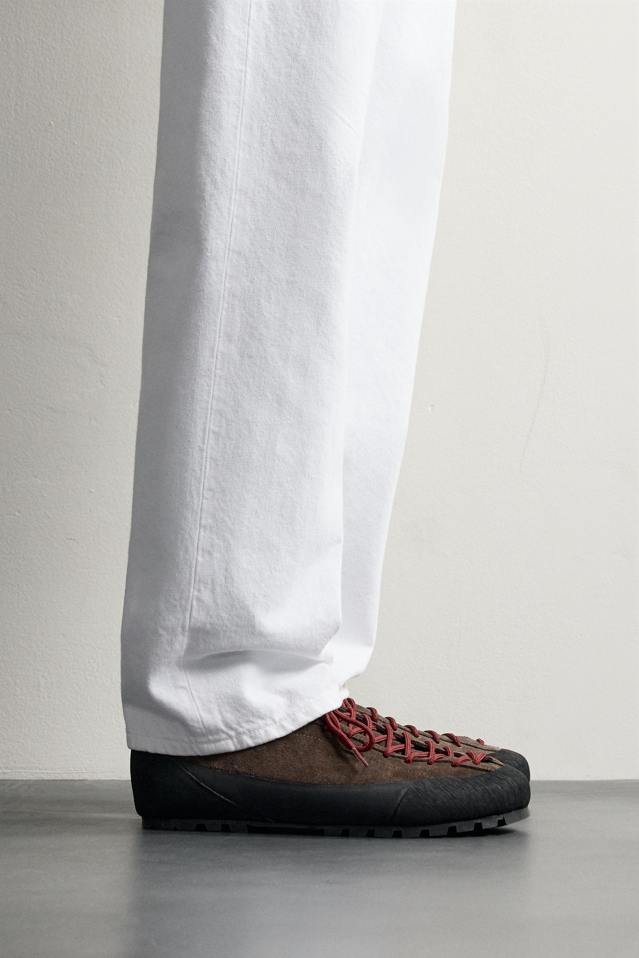 AARON LEVINE X ZARA LEATHER SNEAKERS